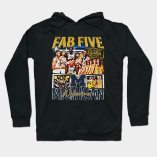 Michigan Basketball Fab Five Hoodie